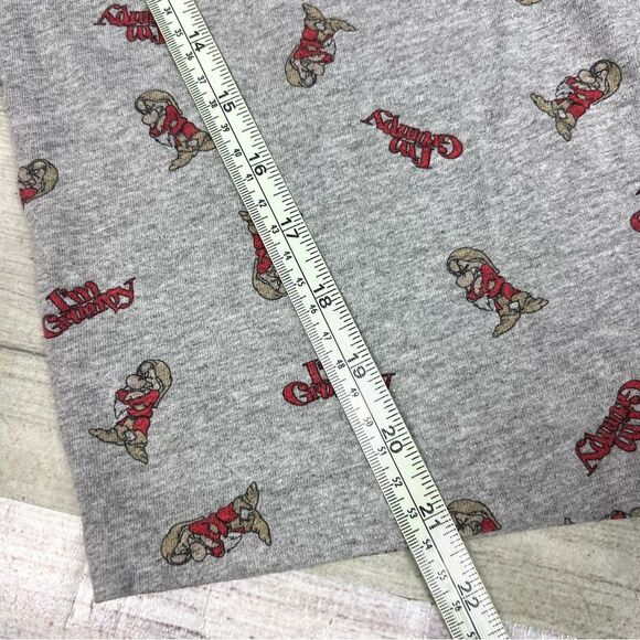 Disney Vintage Grumpy Y2K Gray Loungewear Pajama Capri Pants Size XL - Picture 10 of 10